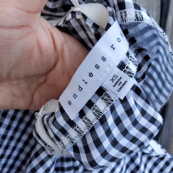 Revolve Endless Rose Gingham Off the Shoulder Top - Picture 5 of 7